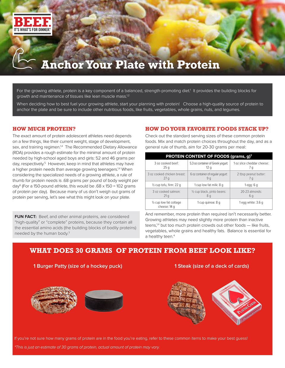 Anchor Your Plate with Protein